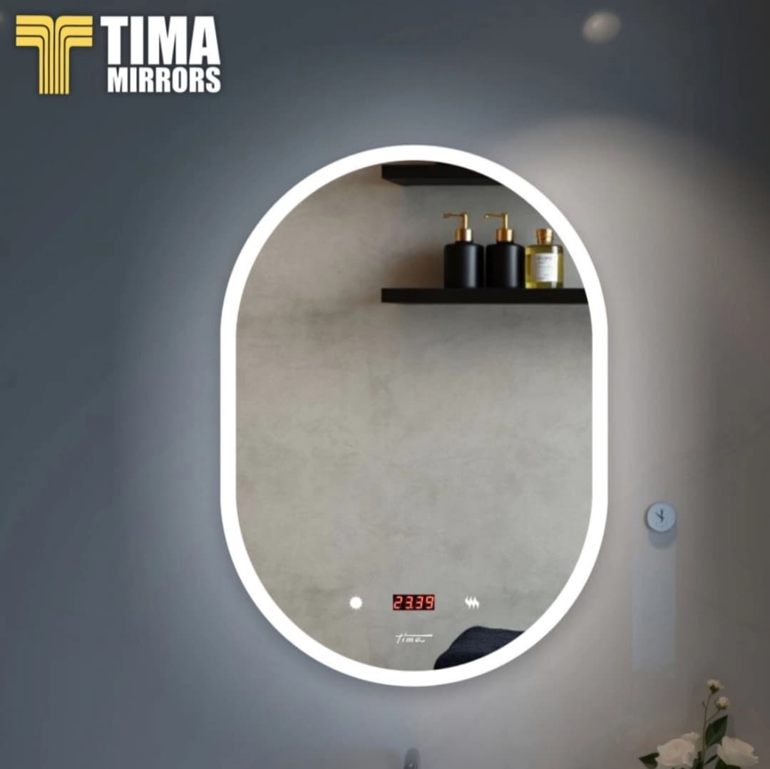 آینه سرویس بهداشتی تیما Tima مدل هوشمند کد 100 سایز ۵۰ در ۷۰