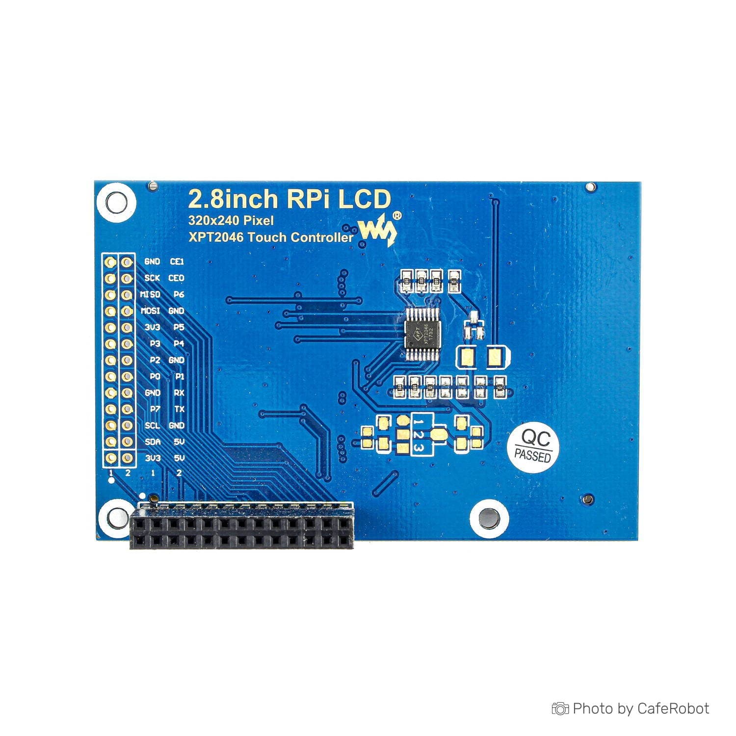 نمایشگر 2.8 اینچ TFT لمسی مقاومتی تایپ A مناسب رزبری پای تولید Waveshare — تصویر ۴