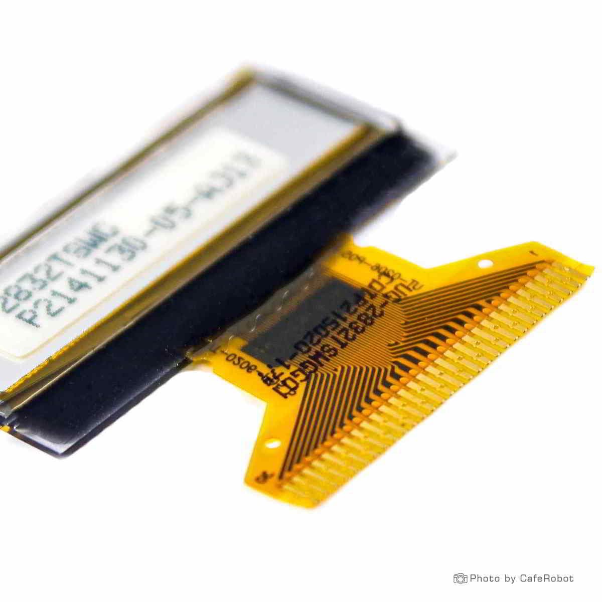 نمایشگر OLED تک رنگ سفید 1.04 اینچ دارای ارتباط SPI/IIC/Parallel و چیپ درایور SSD1306 با کابل فلت 30 پین — تصویر ۵
