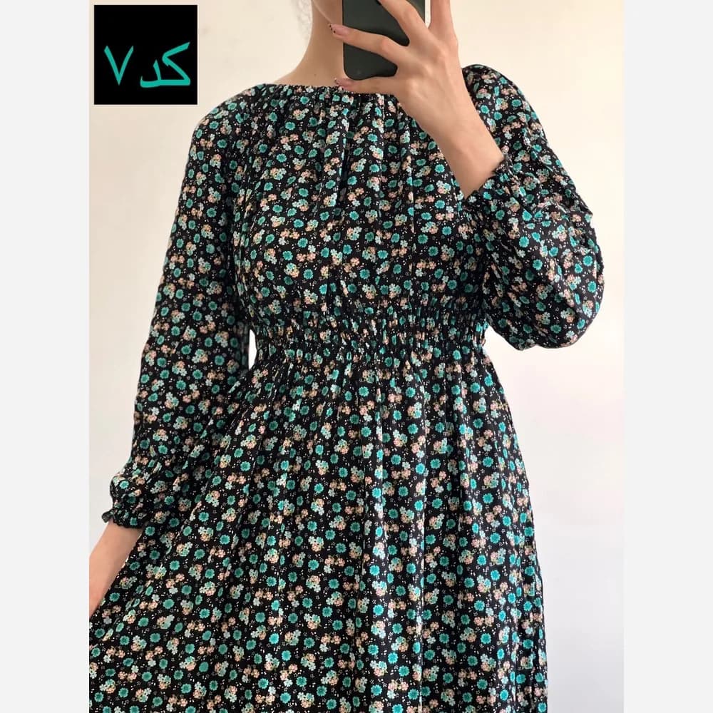 ساحلی نخی طرح دار ماچ خنک و تابستانه فری سایز — تصویر ۸