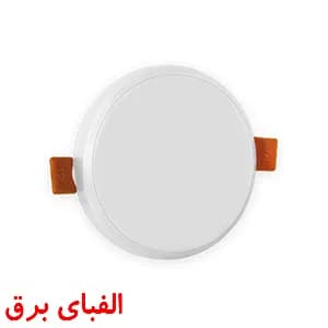چراغ ال ای دی سقفی 12 وات پارس شعاع توس توکار مدل دایره ای طرح فولایت