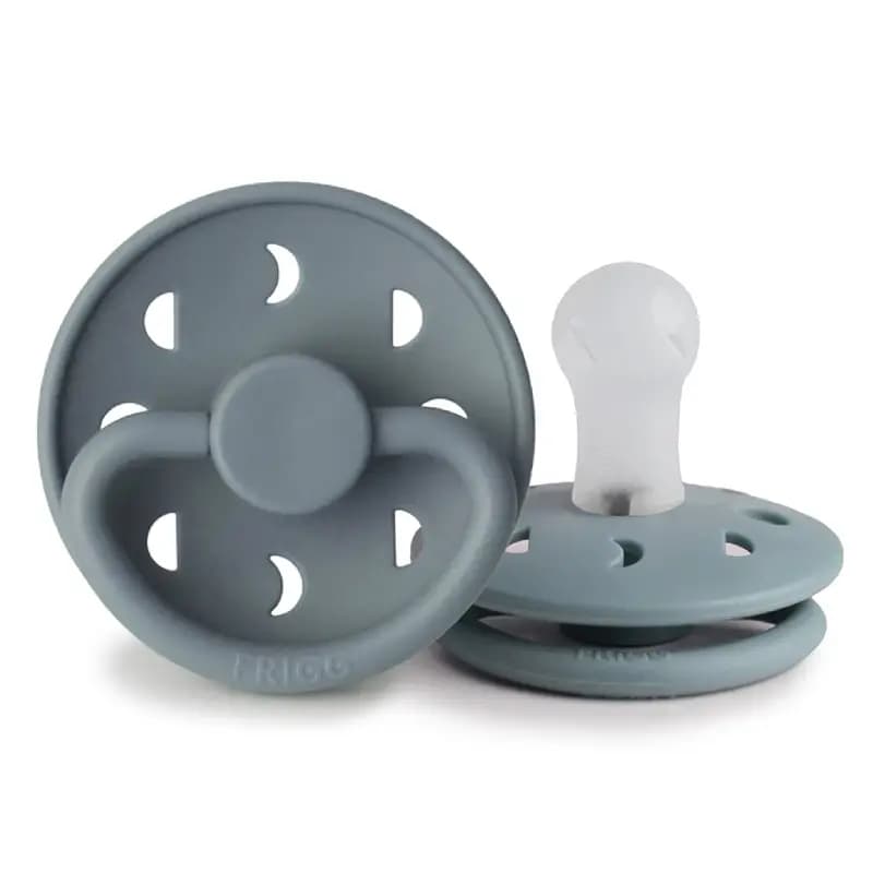 پستانک ماه فریگ سیلیکونی سایز 0 تا 6 ماه رنگ Stone Blue (آبی سنگی)