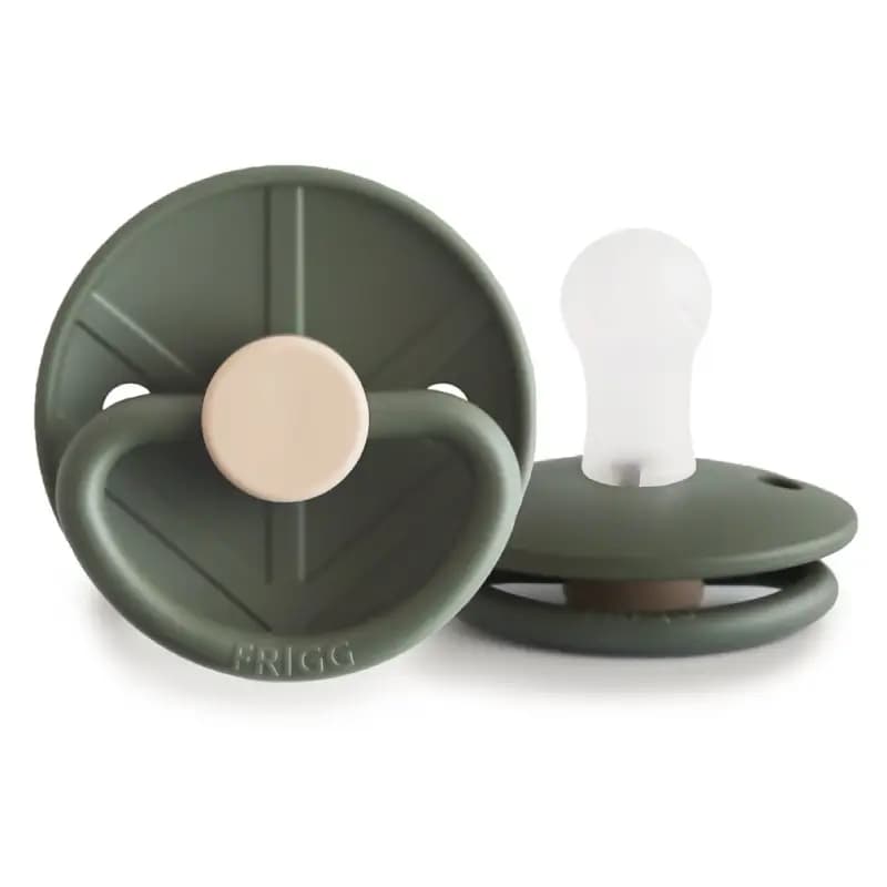 پستانک گرد فریگ سیلیکونی سایز 0 تا 6 ماه رنگ Ragnar Olive (زیتونی)