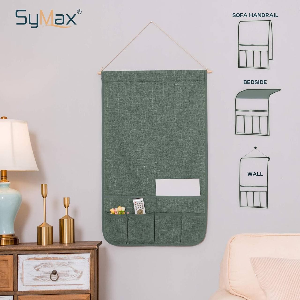 نظم دهنده کنار مبلی و تخت طرح آیکیا SyMax — تصویر ۳