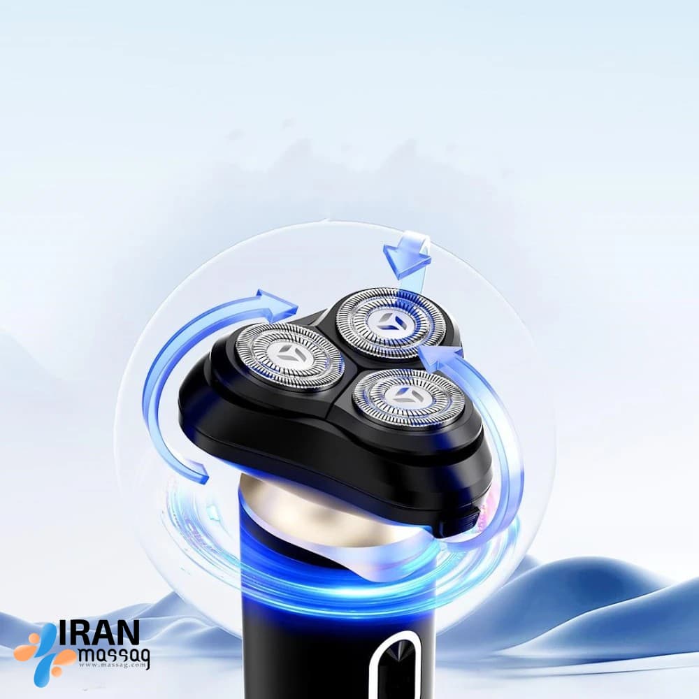 ریش تراش شارژی شیائومی ENCHEN BlackStone 6 |با سه تیغه خود تیز شونده — تصویر ۲