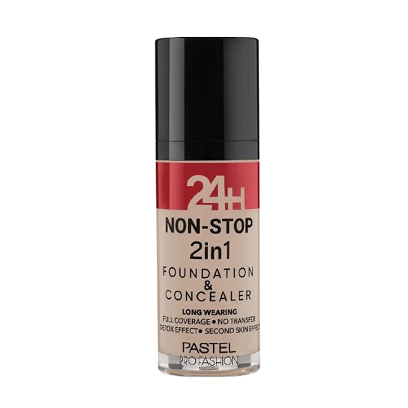 کرم پودر و کانسیلر پاستل شماره 602 رنگ لایت پورسلین | PASTEL Foundation & Concealer 602 Light Porcelain — تصویر ۴