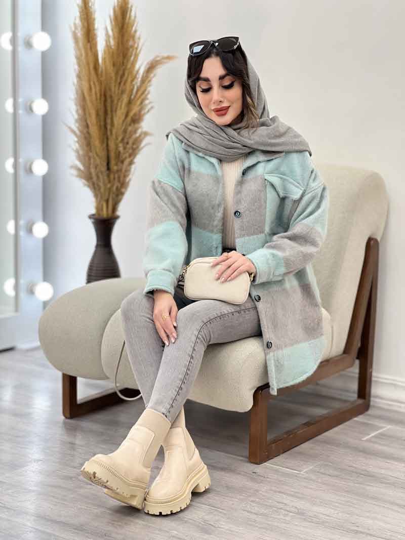 شکت چهارخونه دیبا کد 5596 — تصویر ۸