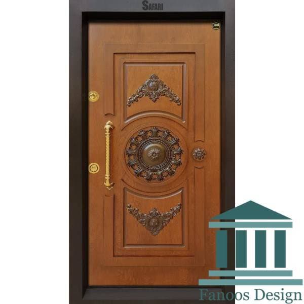 درب ضد سرقت منبت کاری شده کلاسیک کد 30492