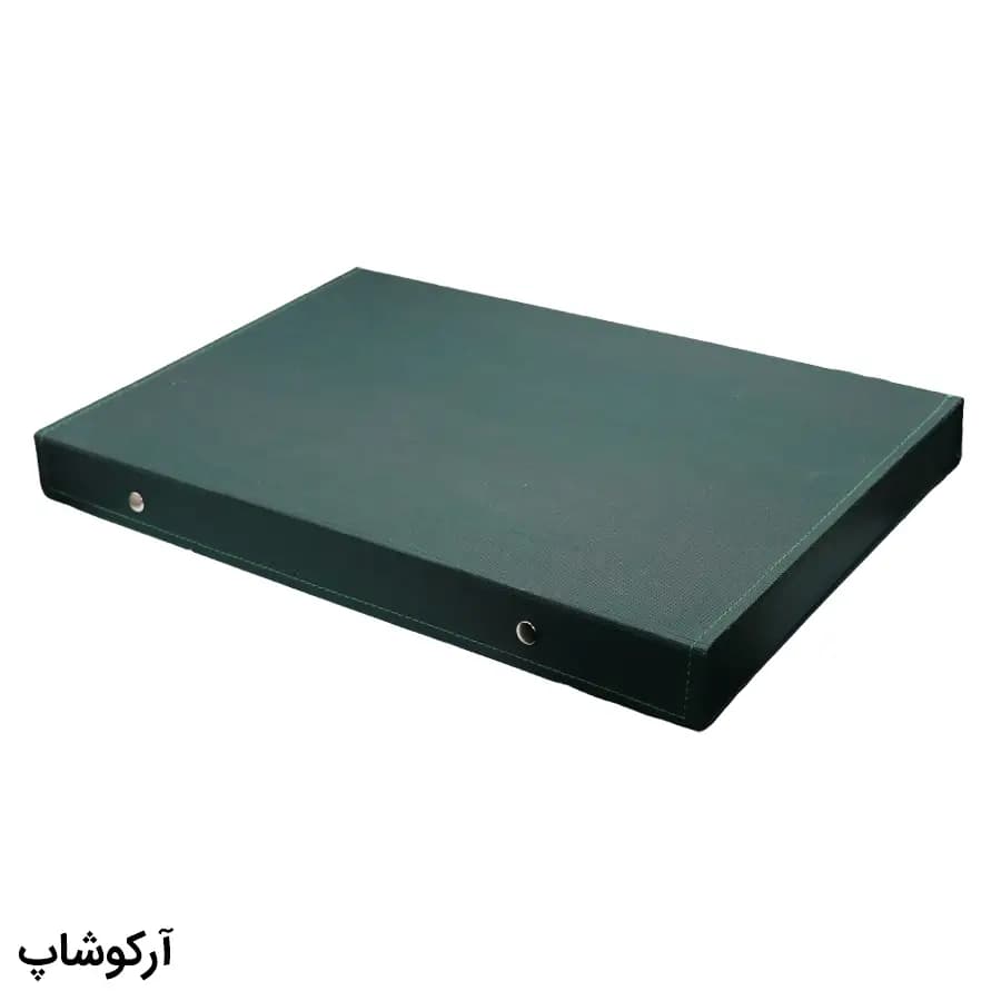 باکس و جعبه 18 تایی عینک طبی با رنگ سبز و جنس پارچهای اسپان (فایل) مدل 993032 — تصویر ۲