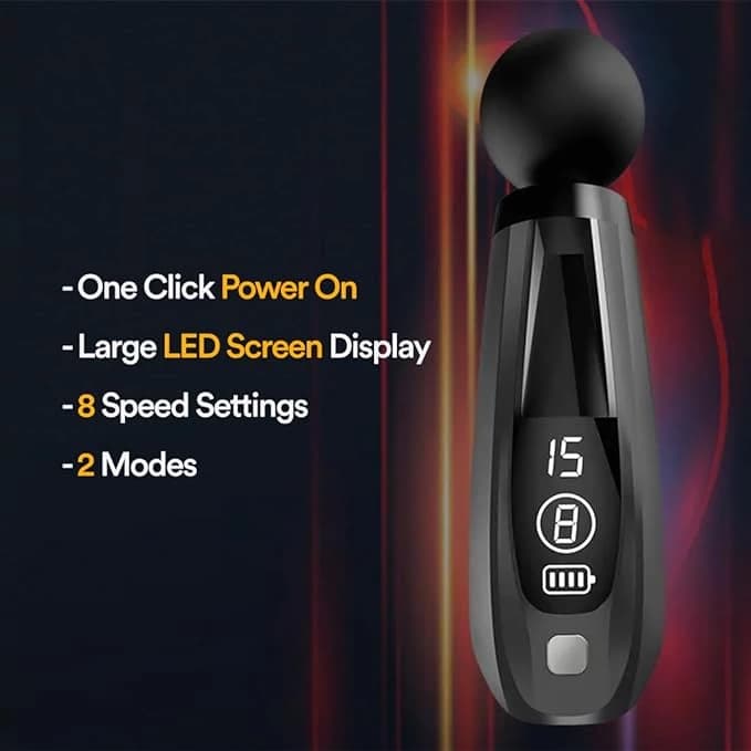 ماساژور تفنگی fascial gun pro مدل HB_005 — تصویر ۴