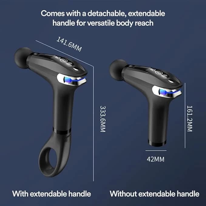 ماساژور تفنگی fascial gun pro مدل HB_005 — تصویر ۶
