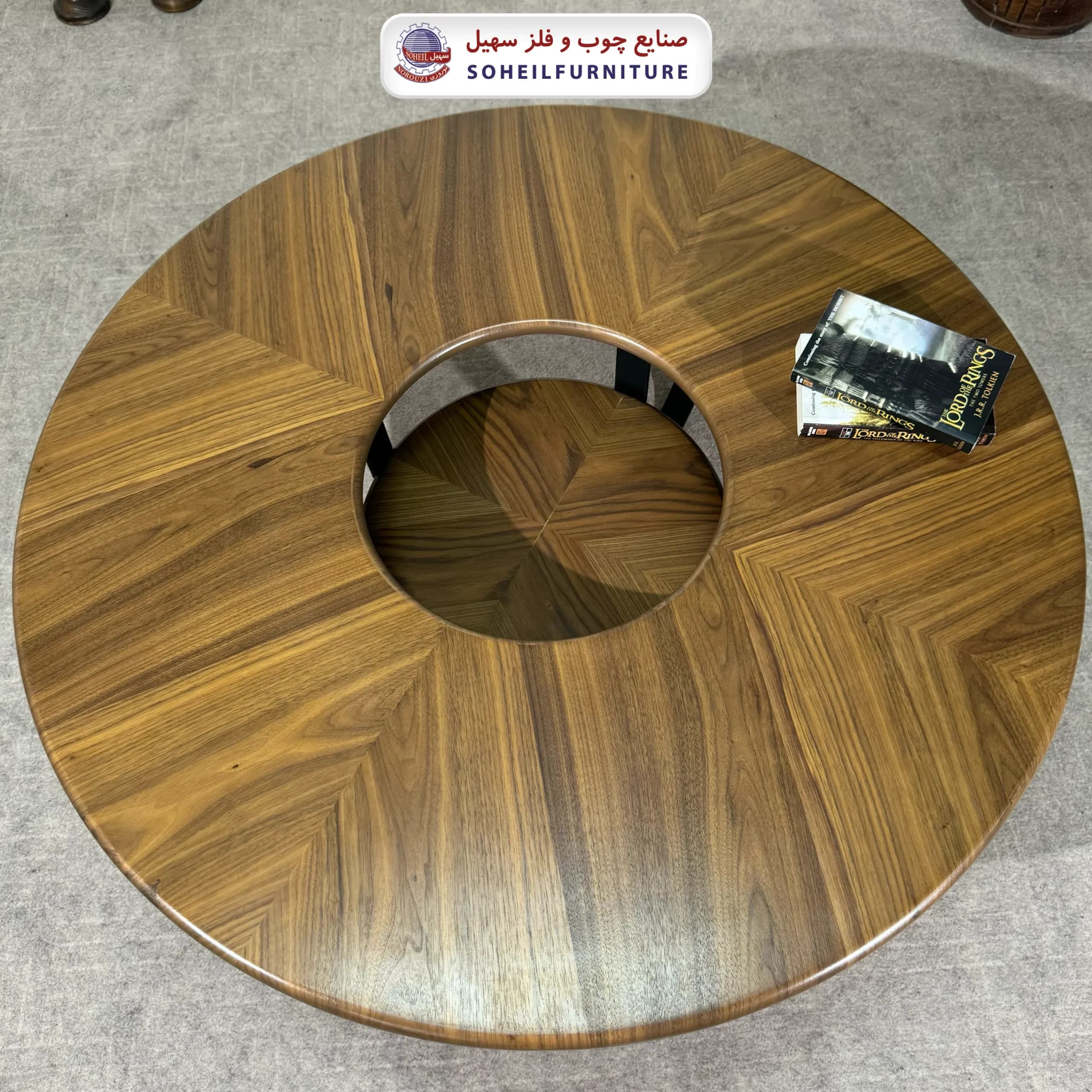جلومبل چوب و فلز مدل دونات سهیل — تصویر ۵