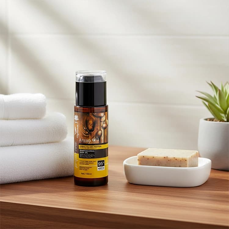 روغن مو Lightness مدل Argan Oil حجم 100 میلی لیتر — تصویر ۳
