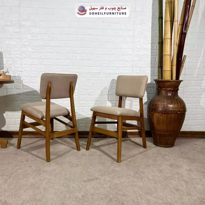 صندلی ناهارخوری چوبی هلنا سهیل — تصویر ۲