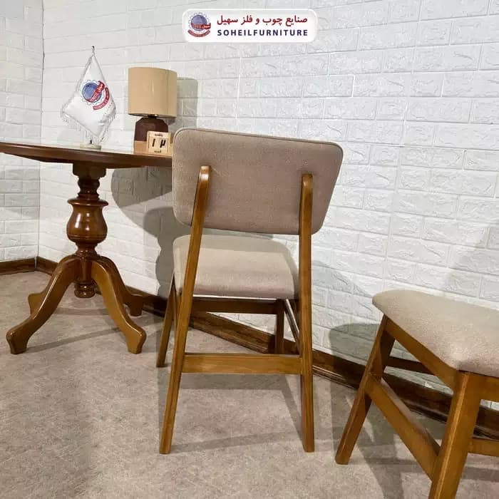 صندلی ناهارخوری چوبی هلنا سهیل — تصویر ۵