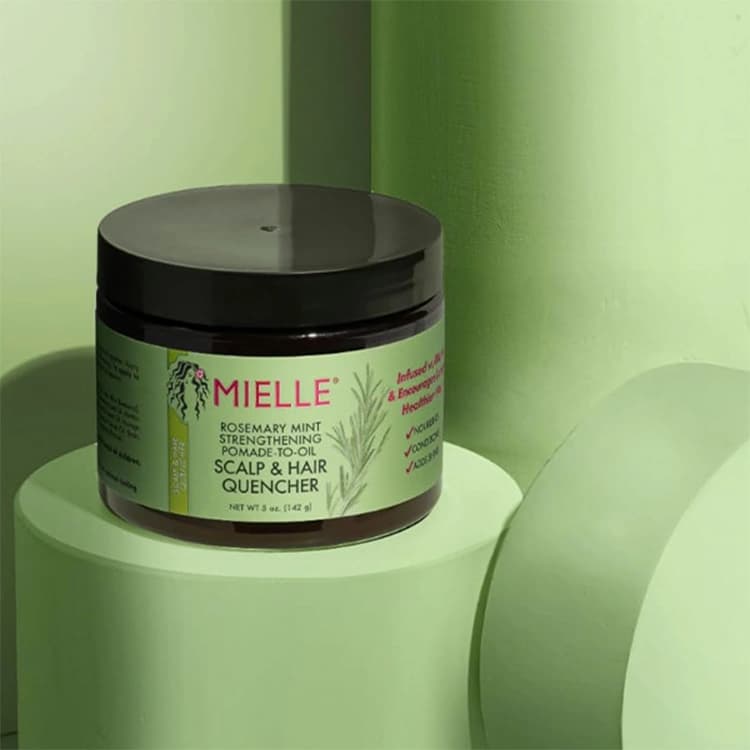 کرم مو Mielle مدل Rosemary Mint Pomade To Oil وزن 142 گرم — تصویر ۲