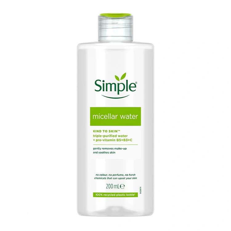 میسلار واتر Simple مدل Gently Removes حجم 200 میلی لیتر