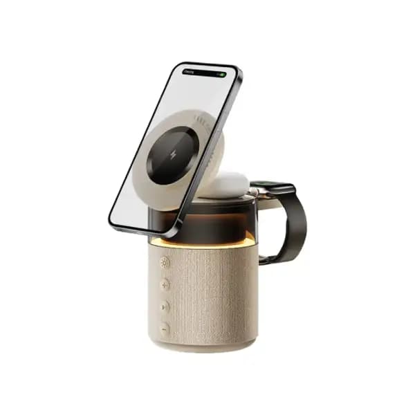 شارژر بیسیم 5 در 1 گرین لاین مدل Green Lion 5 in 1 Wireless Charger — تصویر ۲