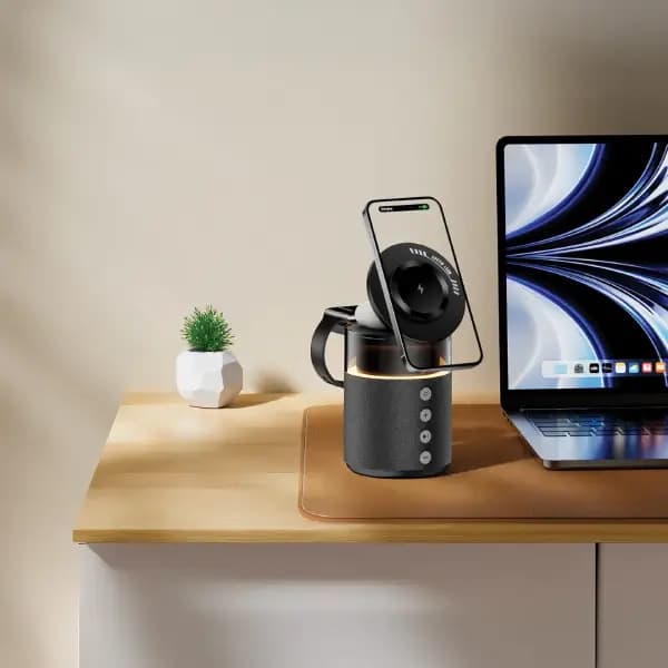 شارژر بیسیم 5 در 1 گرین لاین مدل Green Lion 5 in 1 Wireless Charger — تصویر ۴
