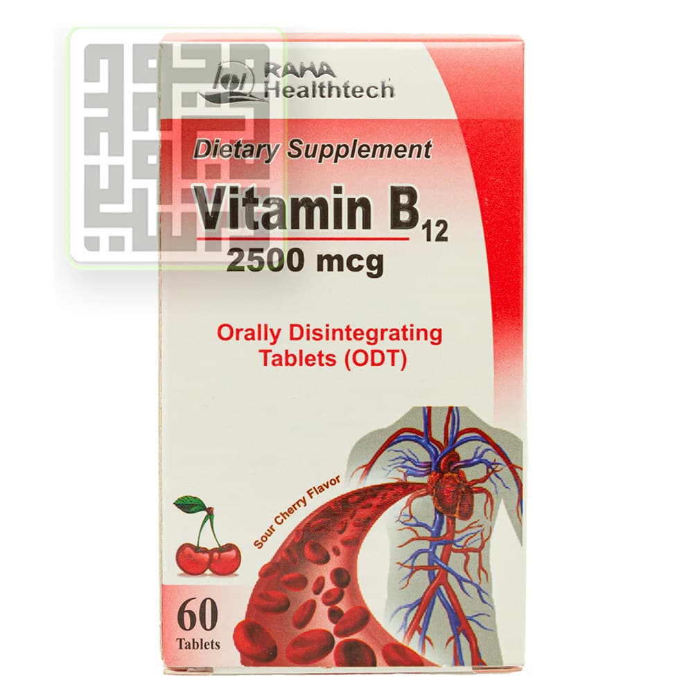 قرص ویتامین B12 رها فارما 60 عددی