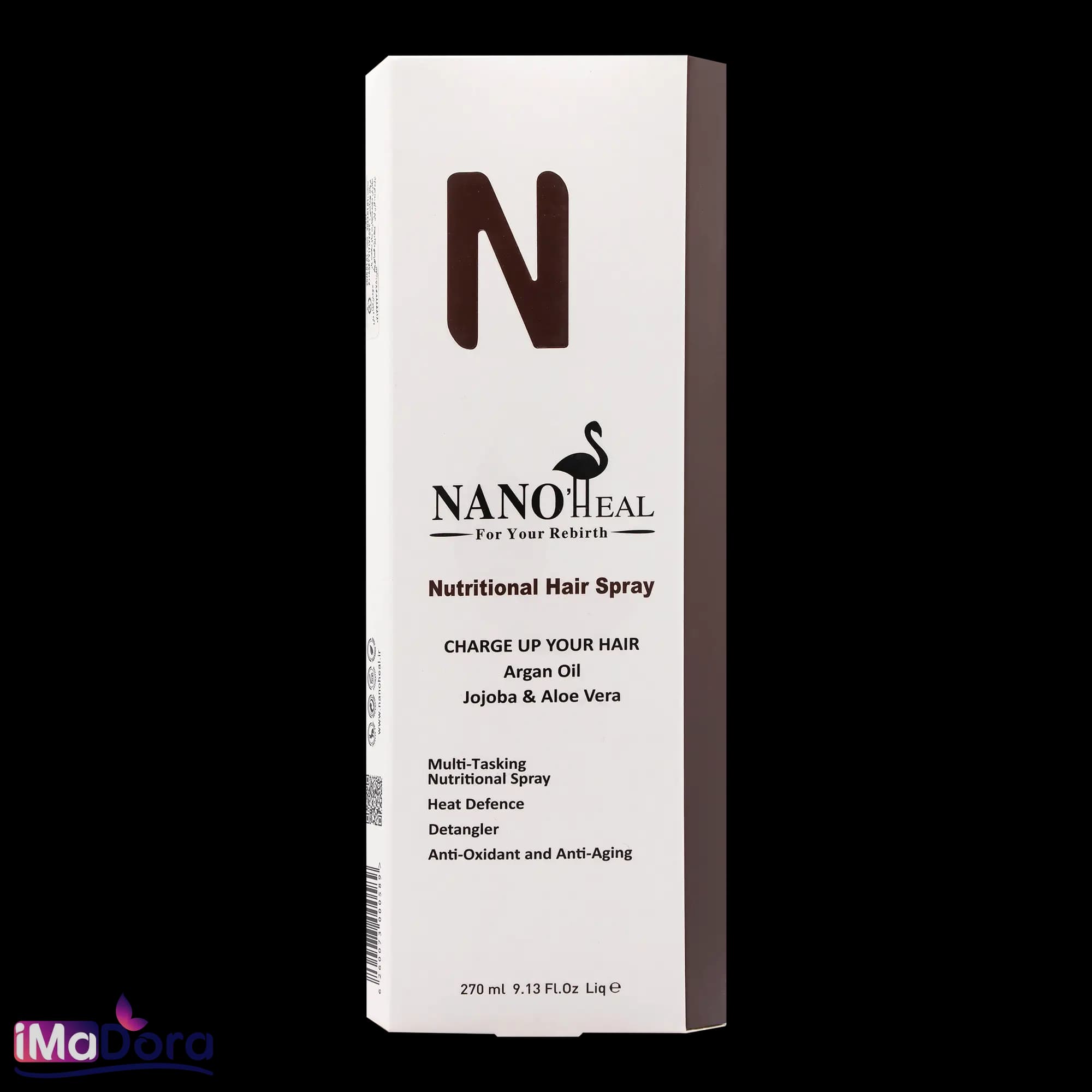 اسپری گره بازکن و تقویت موی روغن آرگان نانوهیل — تصویر ۵