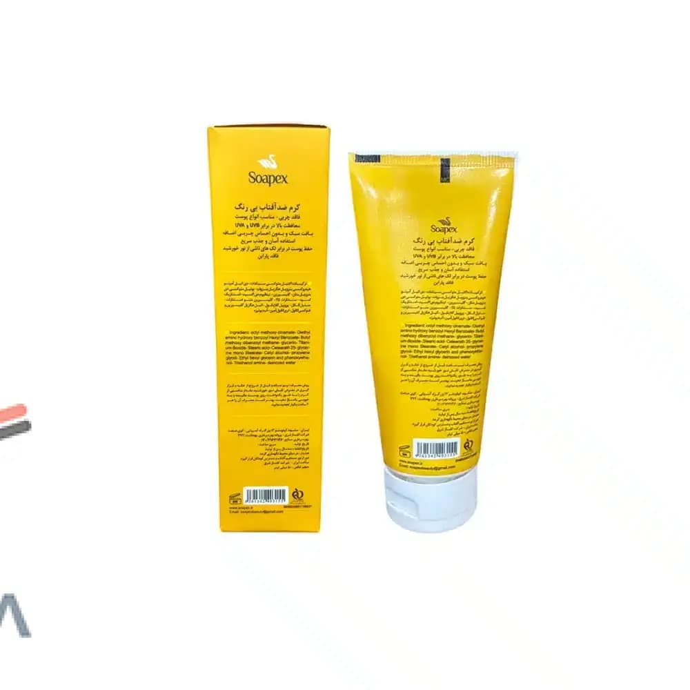 کرم ضد آفتاب بی رنگ بدون چربی SPF50 سوپکس 50 میلی لیتر — تصویر ۲