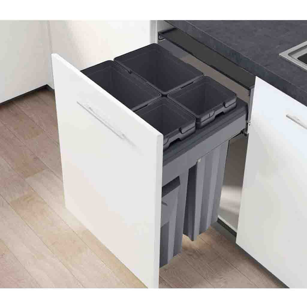 سطل 4 قلو ریلی Max Bin مدل 9022_ ملونی/Melloni