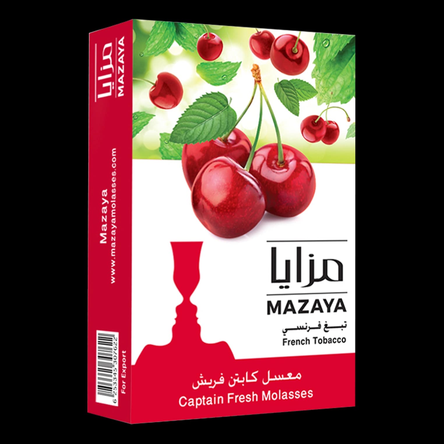 تنباکو قلیان مزایا آلبالو نعنا Mazaya Captain Fresh hookah tobacco