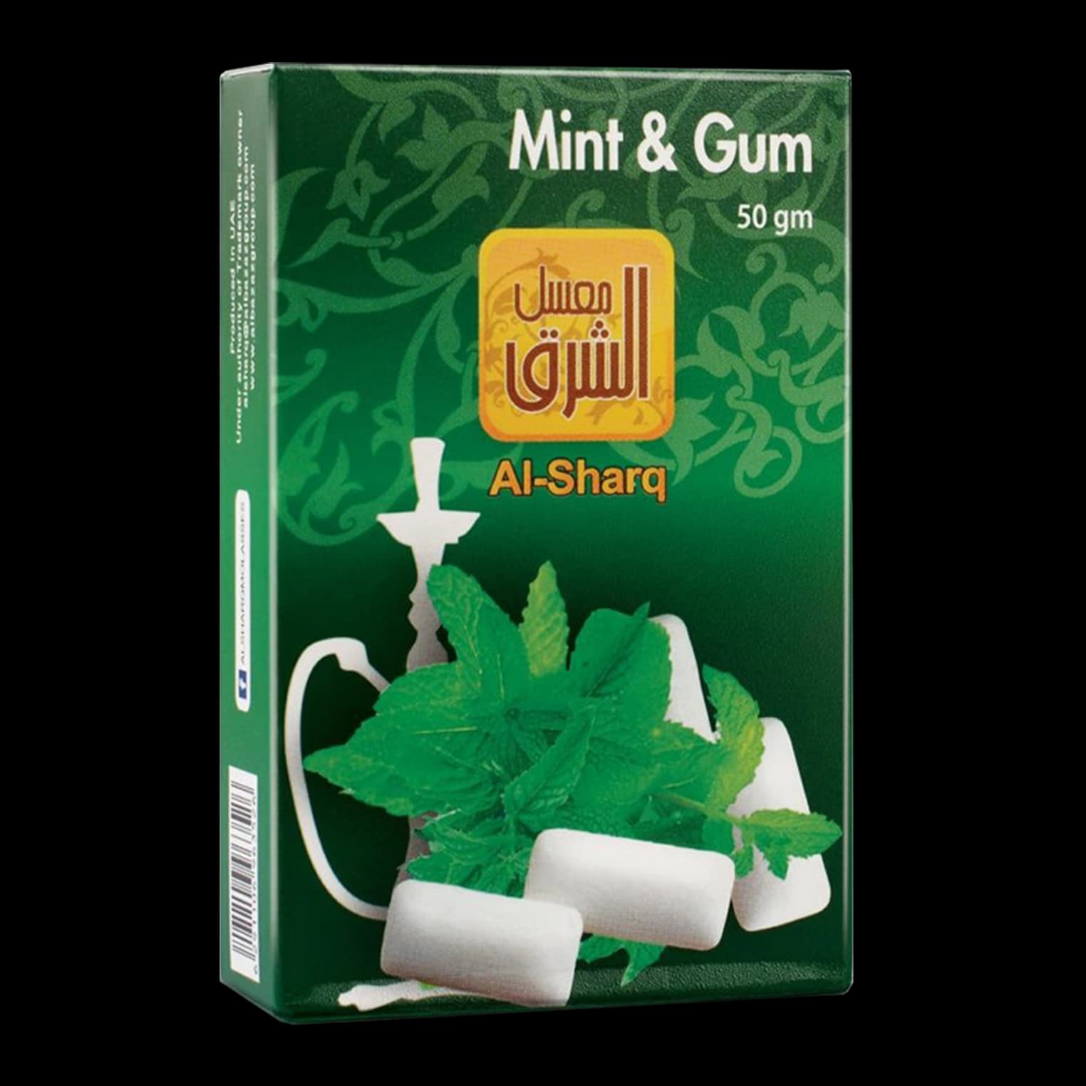 تنباکو قلیان الشرق آدامس نعنا Alsharq mint gum hookah tobacco