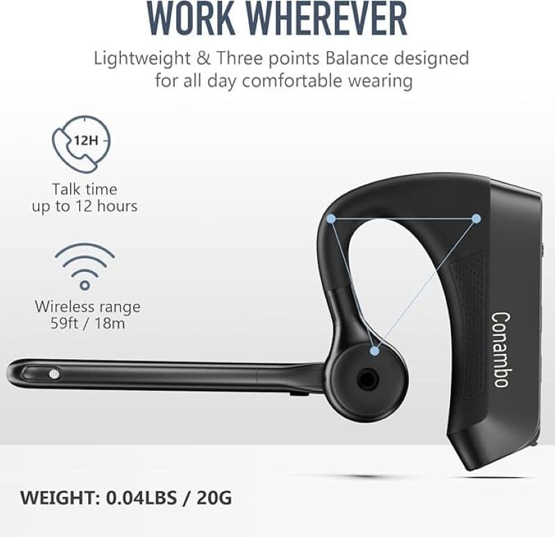 هدست بلوتوث Conambo K21 نسخه 5.1 — تصویر ۲
