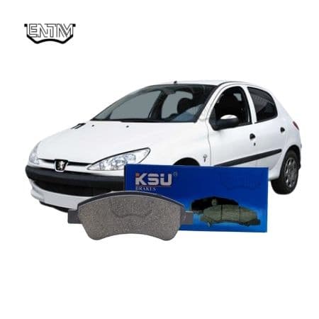 لنت ترمز جلو پژو 206 تیپ 5 مدل های 1380-1392 برند کی اس یو (KSU)