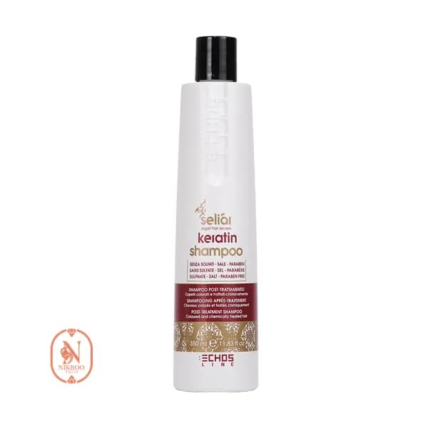 شامپو کراتین سفید ECHOSLINE 350 ML