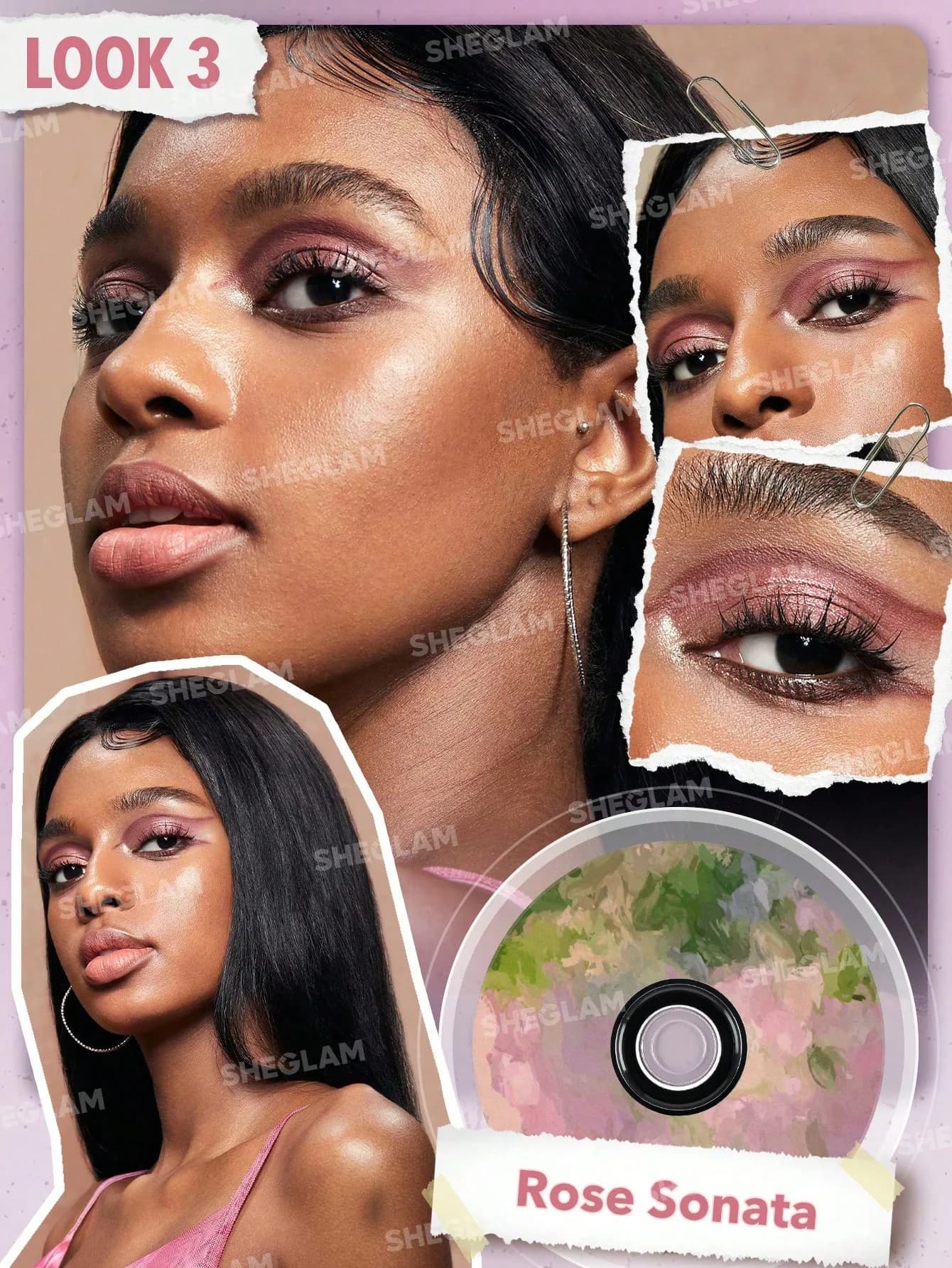 پالت سایه شیگلم رز سوناتا SHEGLAM Rose Sonata — تصویر ۳