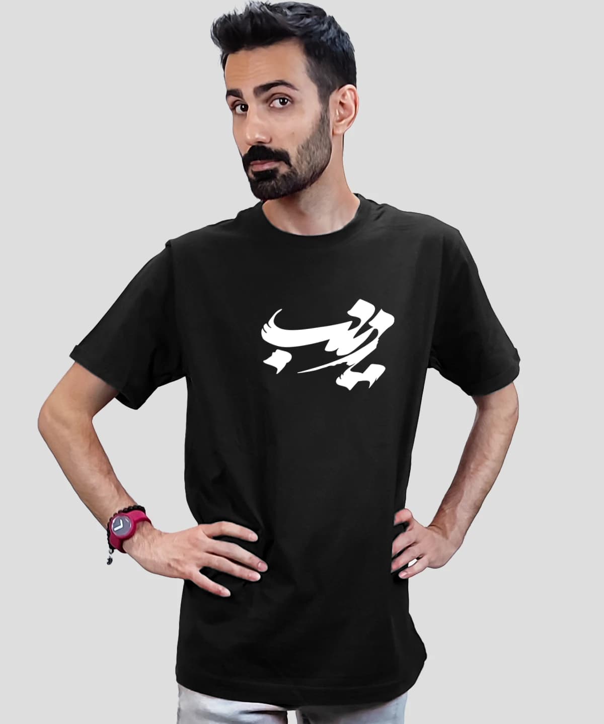 تیشرت مردانه و زنانه مذهبی طرح زینب (س) کد 488 — تصویر ۳