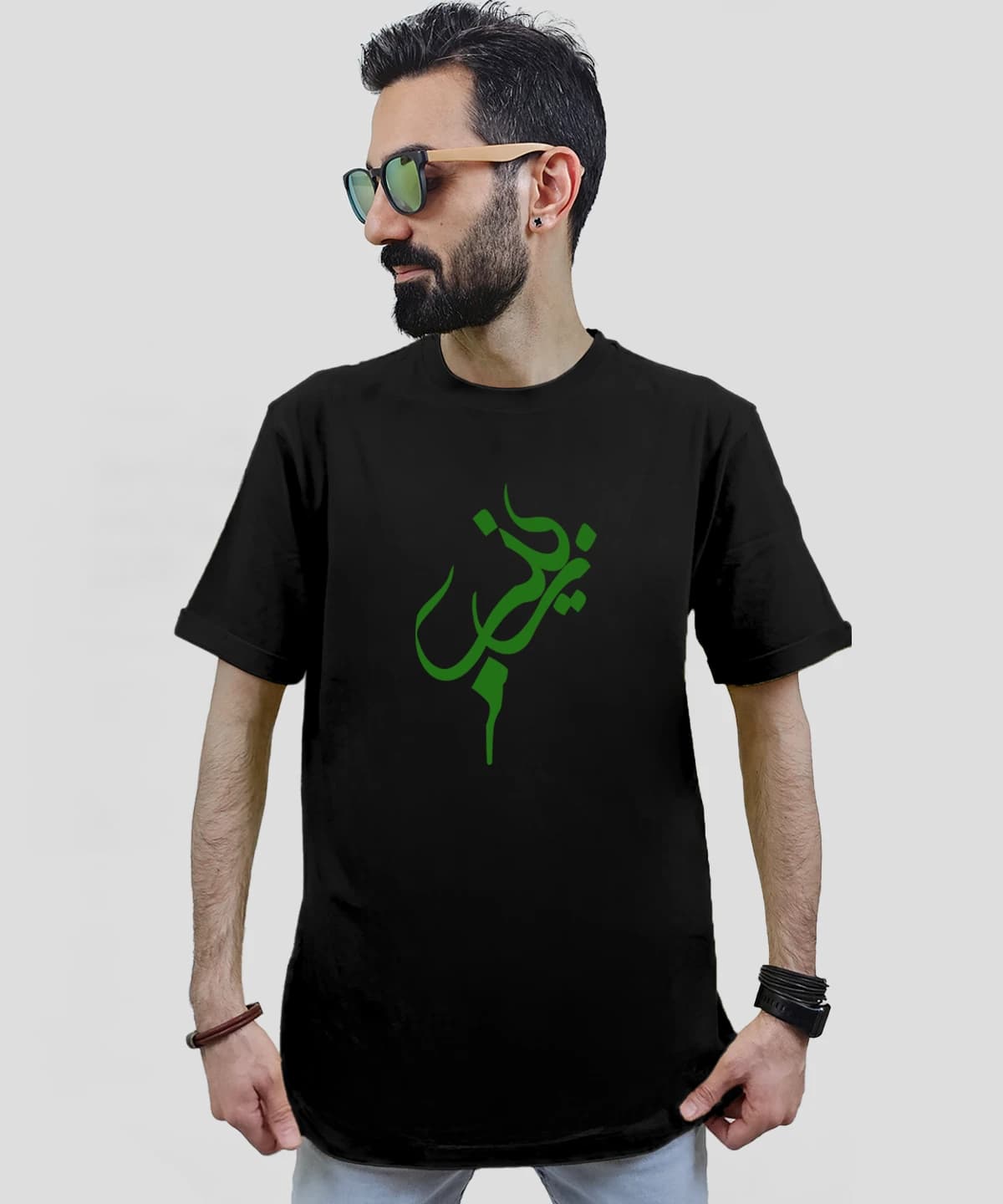 تیشرت مردانه و زنانه مذهبی طرح زینب کد 485 — تصویر ۳