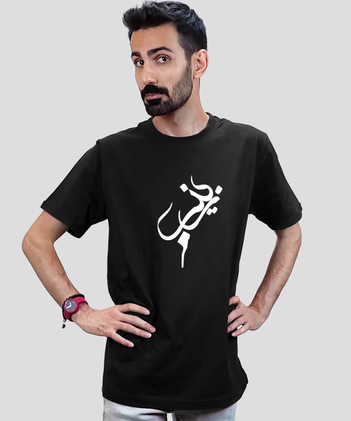 تیشرت مردانه و زنانه مذهبی طرح زینب کد 485 — تصویر ۴