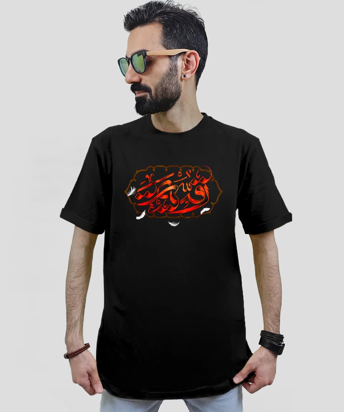 تیشرت مردانه و زنانه مذهبی طرح یا رقیه (س) کد 479
