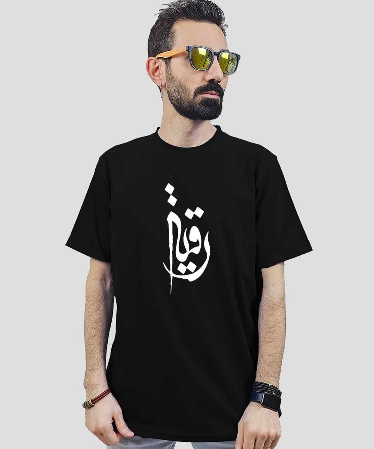 تیشرت مردانه و زنانه مذهبی طرح رقیه کد 459 — تصویر ۲