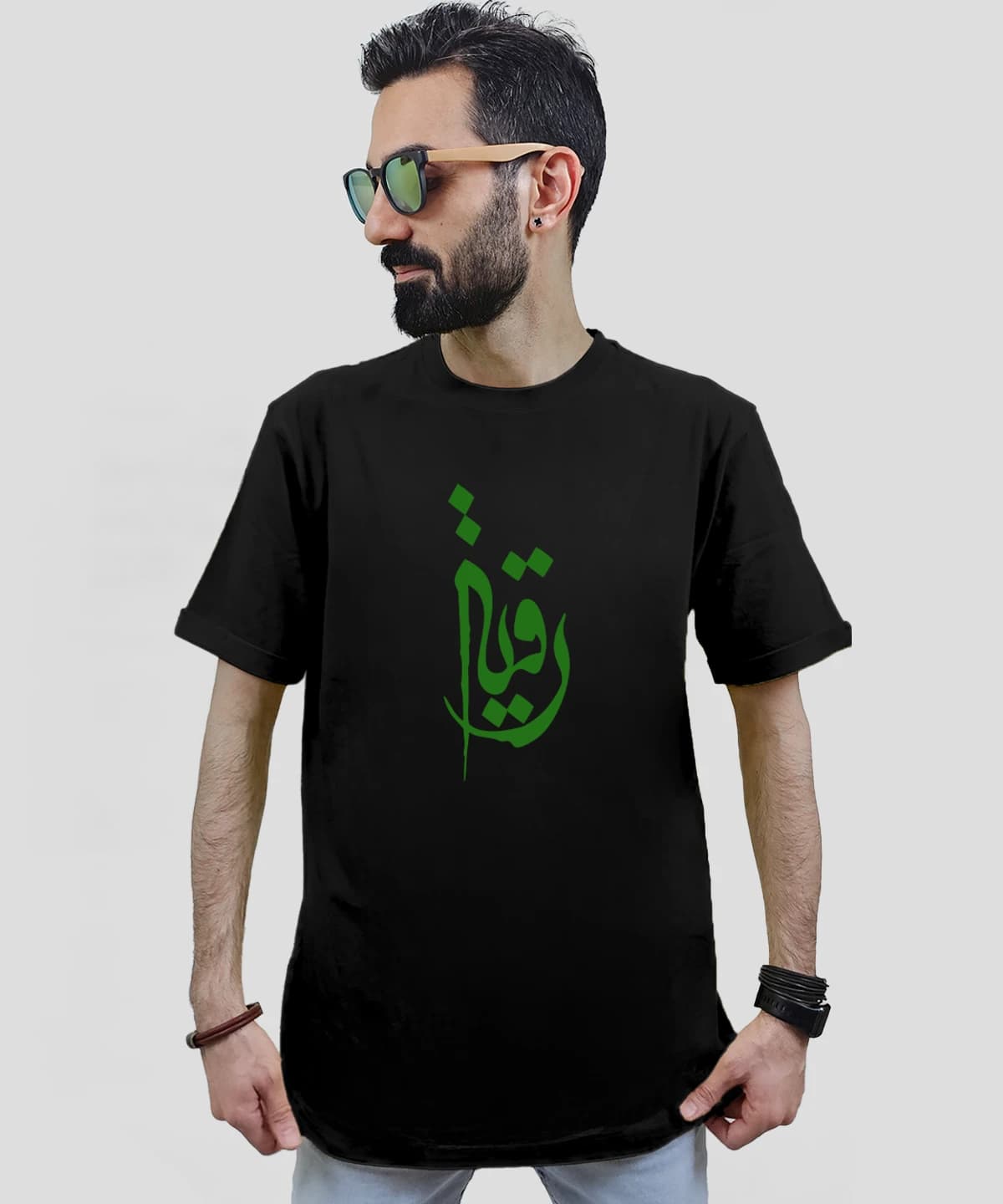 تیشرت مردانه و زنانه مذهبی طرح رقیه کد 459 — تصویر ۳