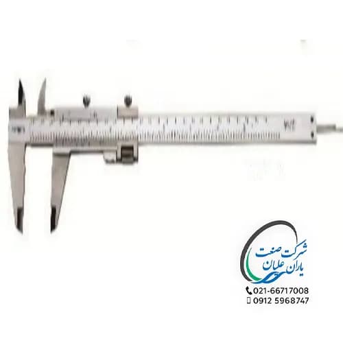 کولیس استنلس استیل(ورنیه دار) ” 0.001-0.02 سایز 280-0 آسیمتو