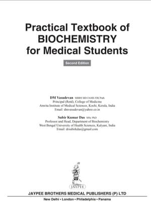 دانلود کتاب Practical Textbook of Biochemistry — تصویر ۲