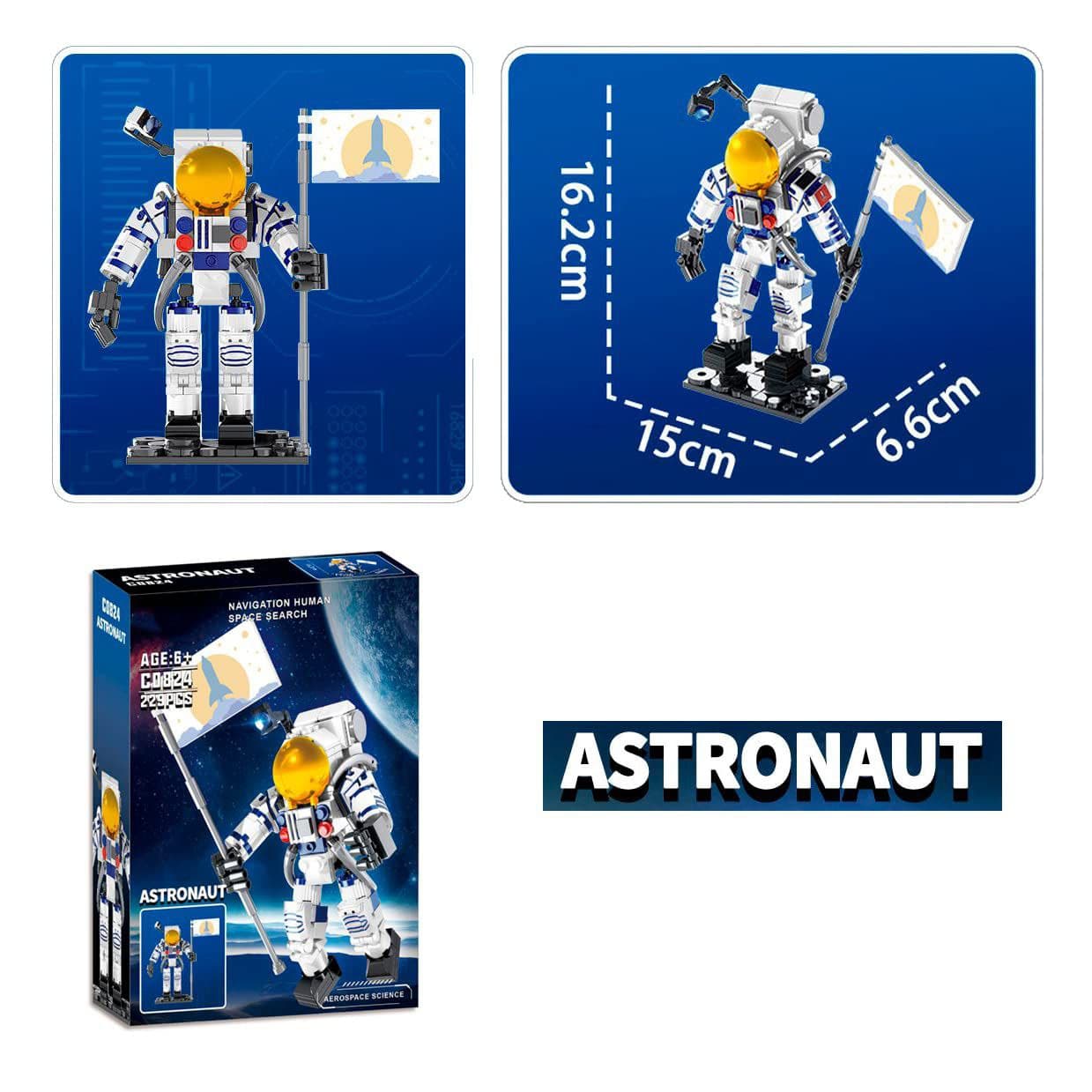 لگو فضانورد مدل Astronaut کد C0824 — تصویر ۲