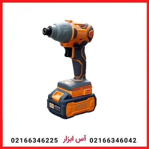 پیچ گوشتی شارژی ضربه ای براش لس 20 ولت آنکور مدل DCI5