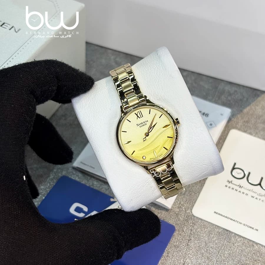 ساعت مچی زنانه شین SHEEN کاسیو |CASIO SHE-4550G-9A — تصویر ۲