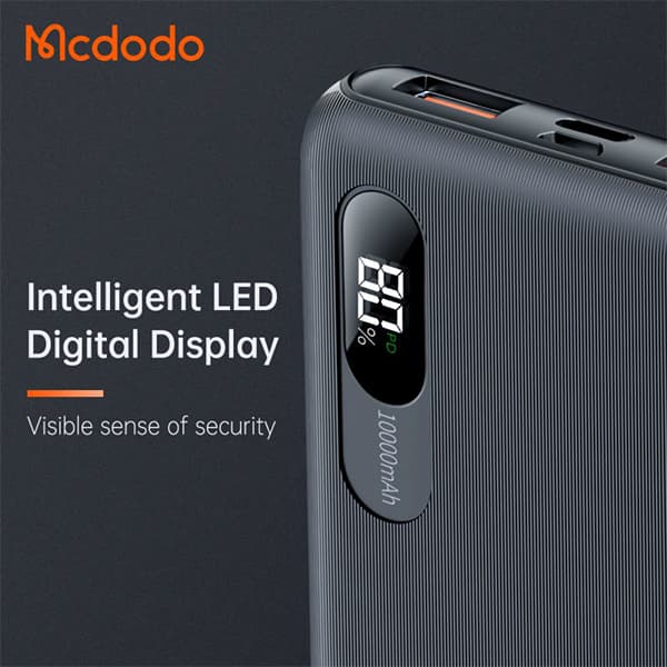 پاوربانک مک دودو مدل MC-6041 ظرفیت 10000 میلی آمپر ساعت توان 22.5 وات — تصویر ۳