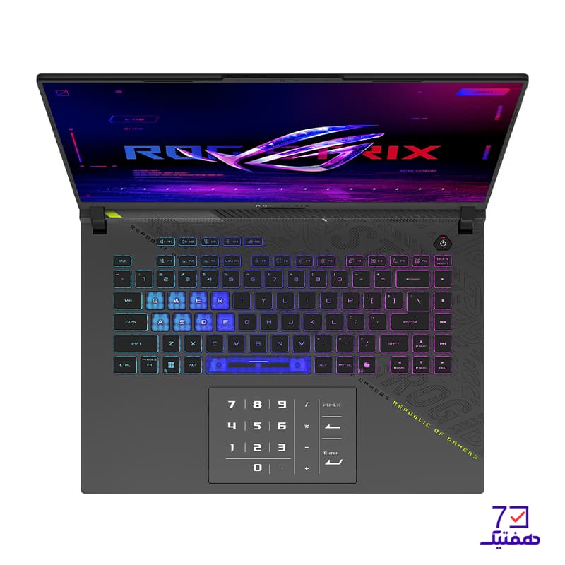 لپ تاپ 16 اینچی ایسوس مدل ASUS ROG Strix G614FP R9-9955HX 32GB 1TB SSD RTX5070 8GB — تصویر ۴