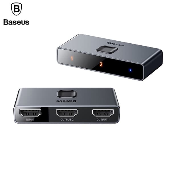 هاب 2 پورت HDMI باسئوس مدل CAHUB-BC0G — تصویر ۳