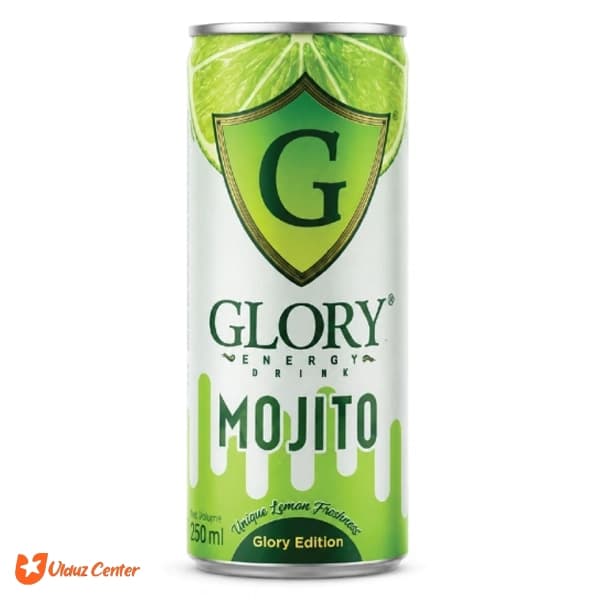 نوشیدنی انرژی زای فلزی Glory ترکیه با طعم موهیتو 250 میل