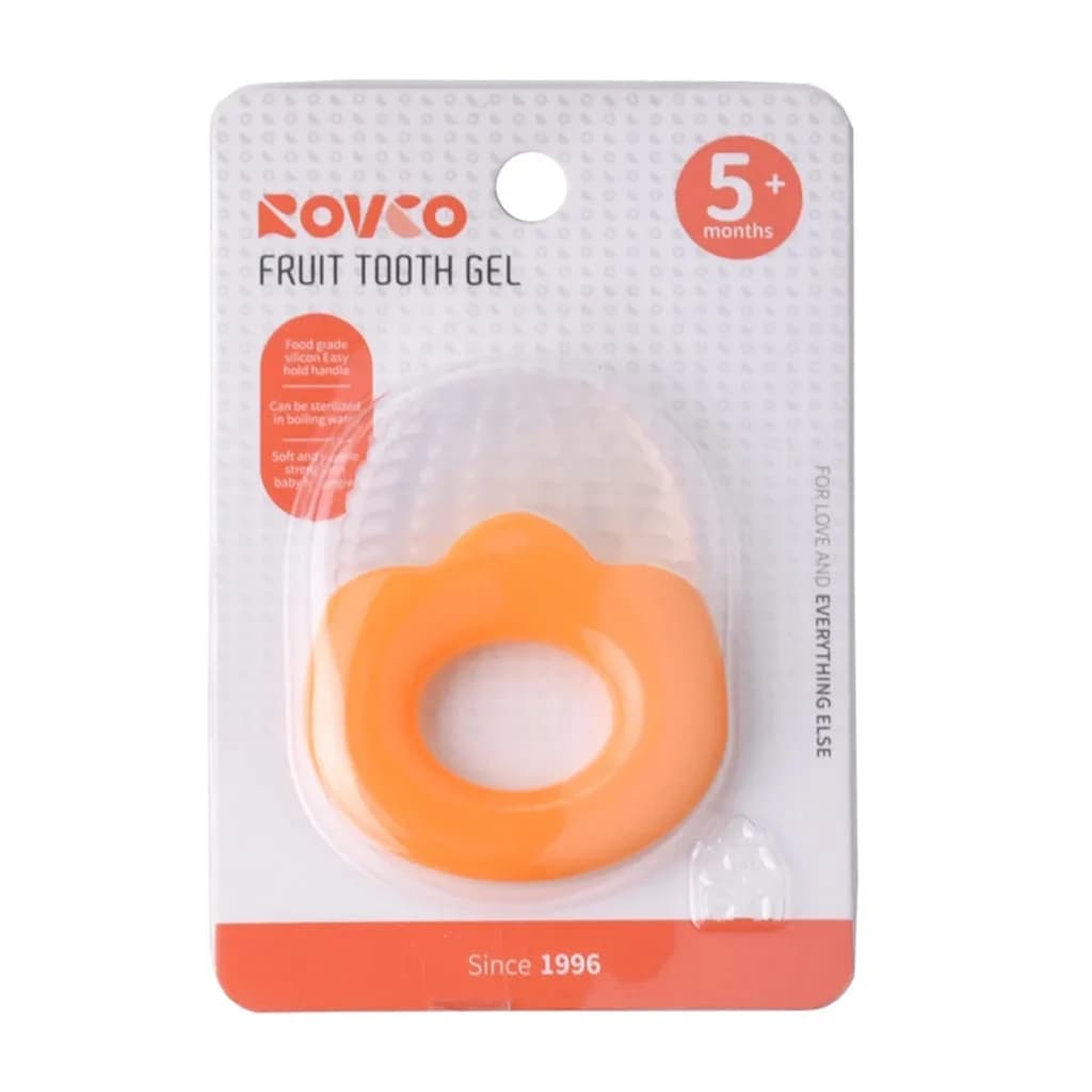 دندانگیر دسته دار سر سیلیکونی طرح ذرت 5+ماه رووکو Rovco — تصویر ۵