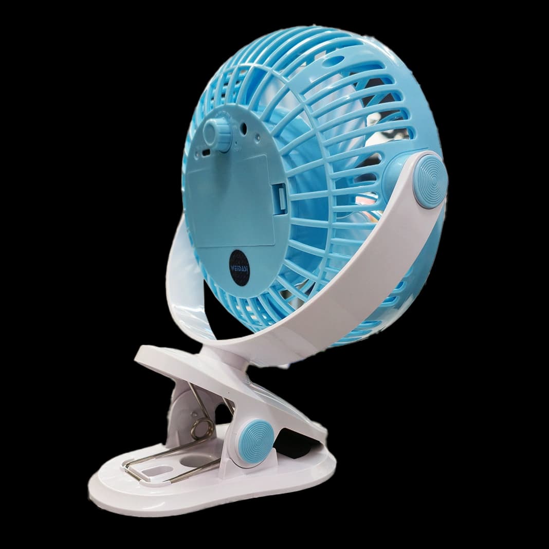 پنکه رومیزی شارژی گیره ای WEIDASI WD225C — تصویر ۳